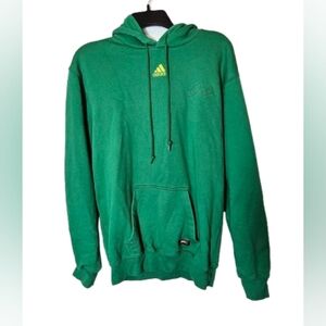 Vintage Adidas and Dale Earnhardt, Jr. collab Green Hoodie Sweat Shirt Size S